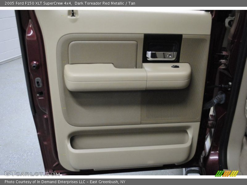 Dark Toreador Red Metallic / Tan 2005 Ford F150 XLT SuperCrew 4x4