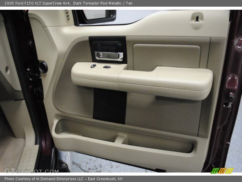 Dark Toreador Red Metallic / Tan 2005 Ford F150 XLT SuperCrew 4x4