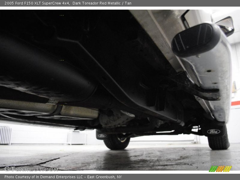 Dark Toreador Red Metallic / Tan 2005 Ford F150 XLT SuperCrew 4x4