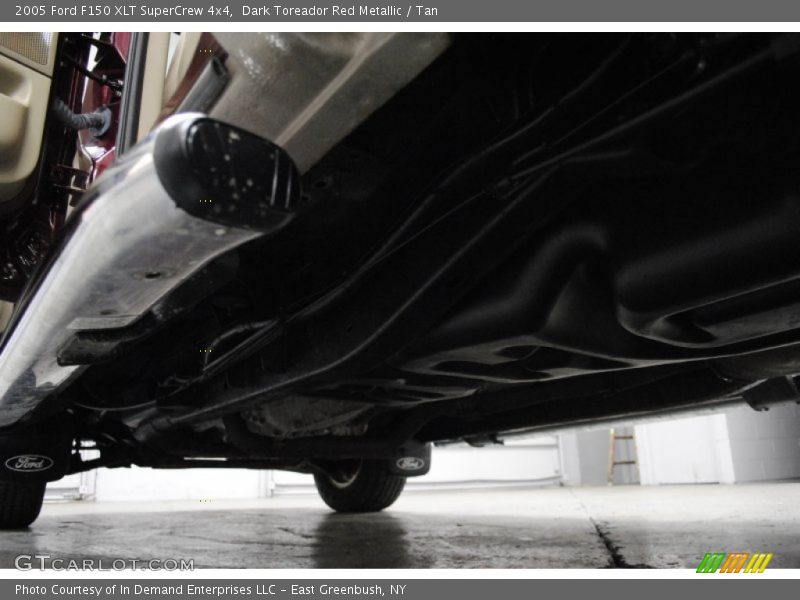 Dark Toreador Red Metallic / Tan 2005 Ford F150 XLT SuperCrew 4x4