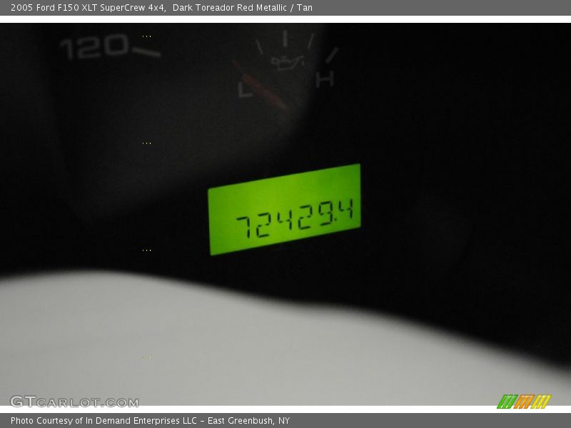 Dark Toreador Red Metallic / Tan 2005 Ford F150 XLT SuperCrew 4x4