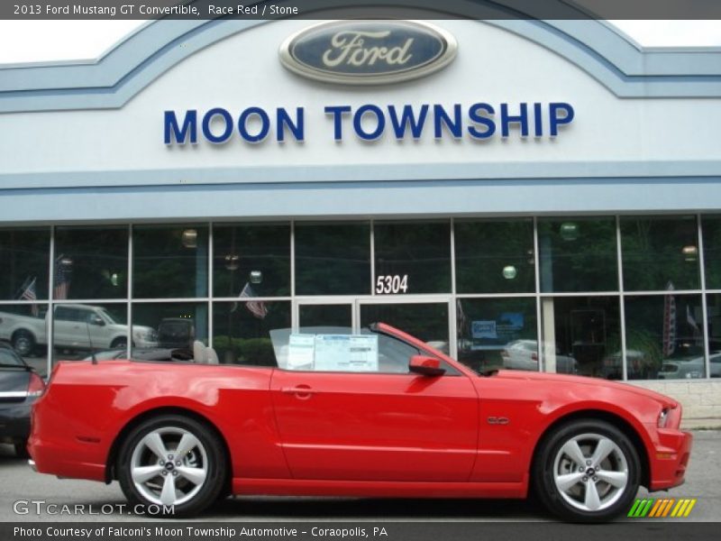 Race Red / Stone 2013 Ford Mustang GT Convertible