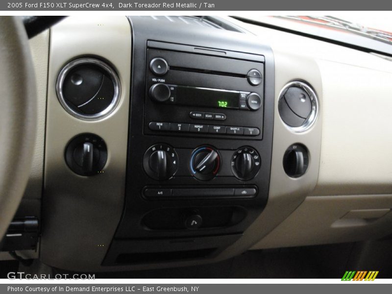 Dark Toreador Red Metallic / Tan 2005 Ford F150 XLT SuperCrew 4x4