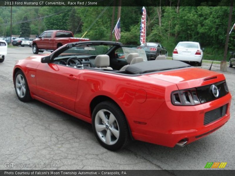 Race Red / Stone 2013 Ford Mustang GT Convertible