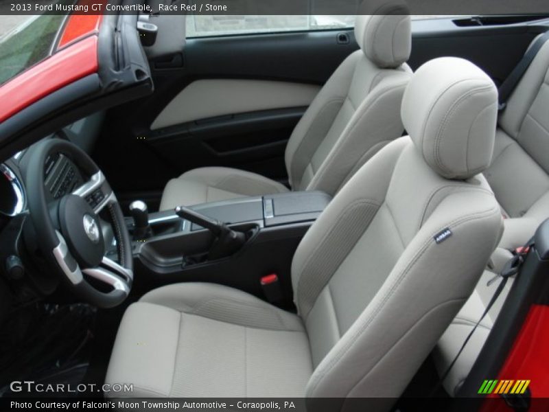  2013 Mustang GT Convertible Stone Interior