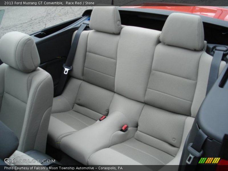 Rear Seat of 2013 Mustang GT Convertible