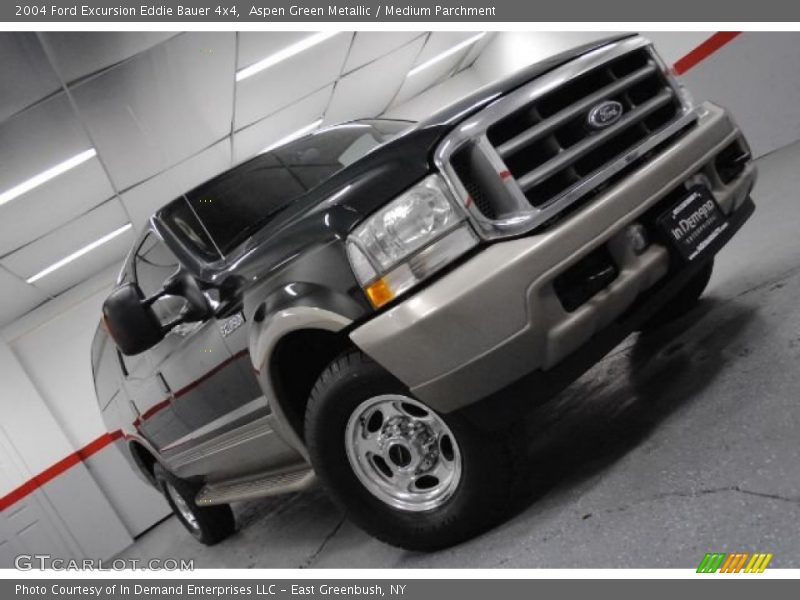 Aspen Green Metallic / Medium Parchment 2004 Ford Excursion Eddie Bauer 4x4