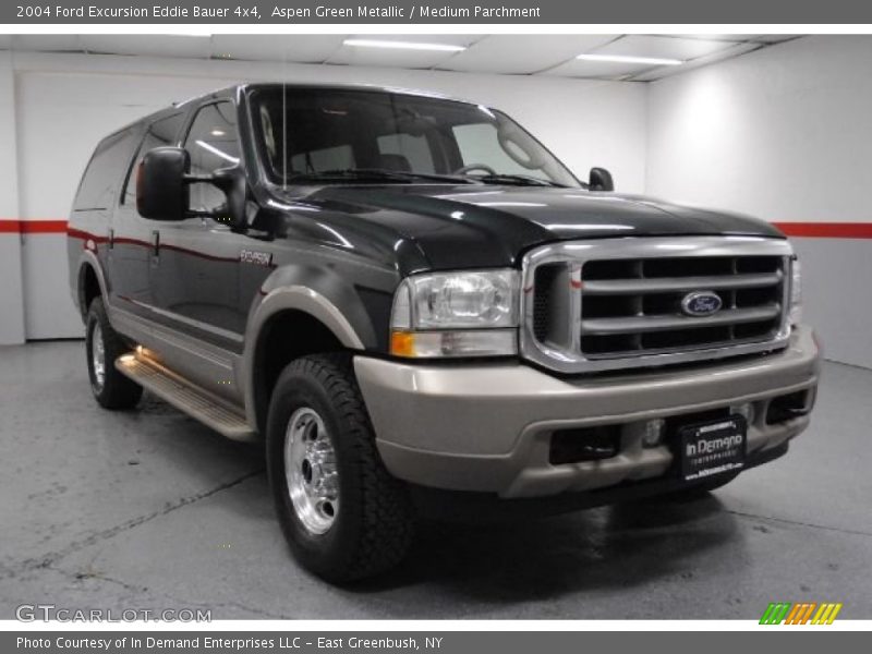 Aspen Green Metallic / Medium Parchment 2004 Ford Excursion Eddie Bauer 4x4