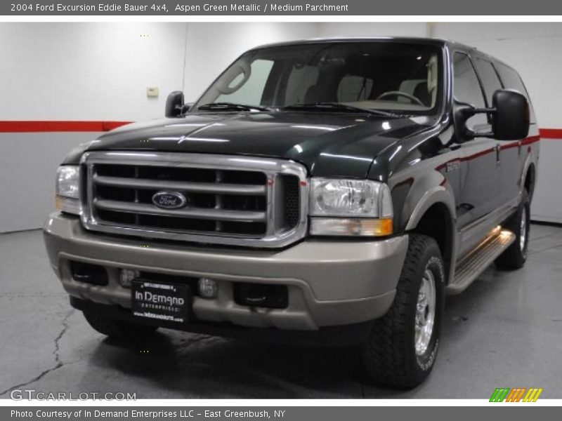 Aspen Green Metallic / Medium Parchment 2004 Ford Excursion Eddie Bauer 4x4