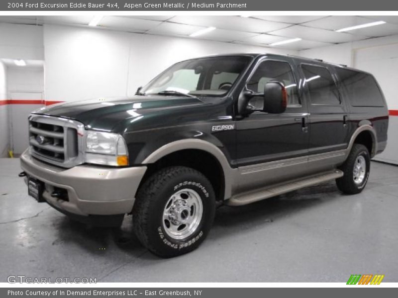 Aspen Green Metallic / Medium Parchment 2004 Ford Excursion Eddie Bauer 4x4
