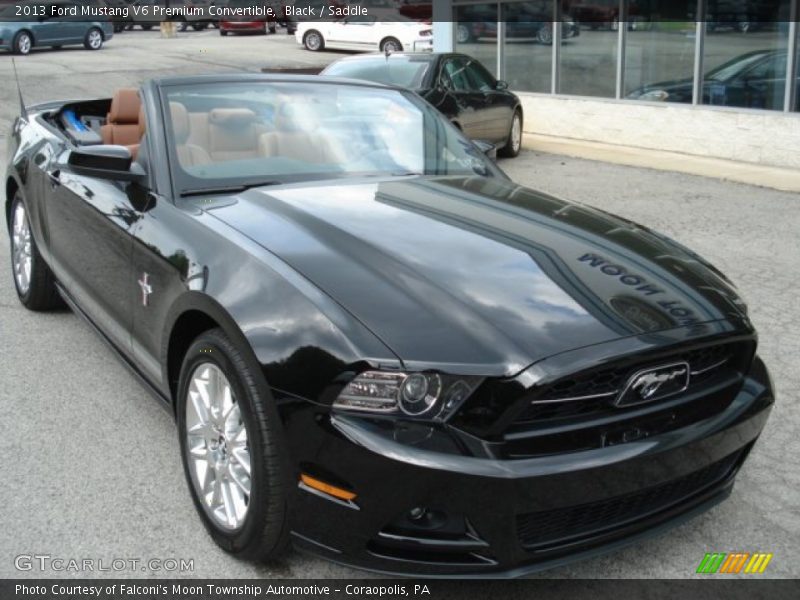 Front 3/4 View of 2013 Mustang V6 Premium Convertible