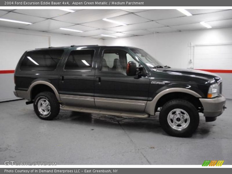 Aspen Green Metallic / Medium Parchment 2004 Ford Excursion Eddie Bauer 4x4