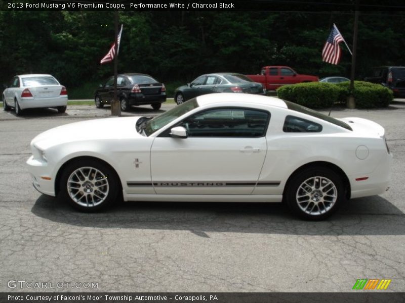  2013 Mustang V6 Premium Coupe Performance White