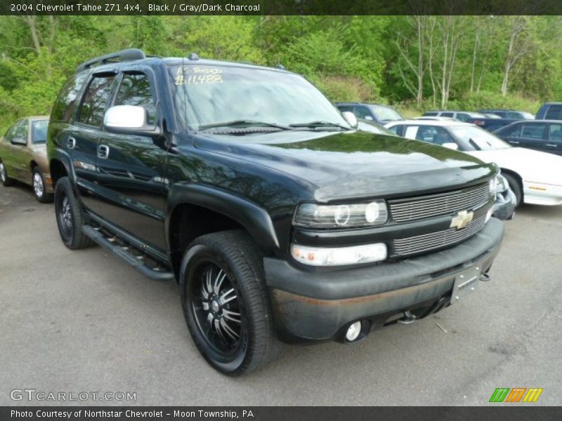 Black / Gray/Dark Charcoal 2004 Chevrolet Tahoe Z71 4x4