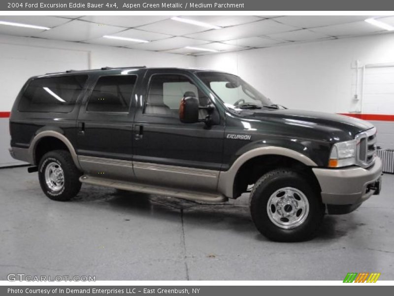 Aspen Green Metallic / Medium Parchment 2004 Ford Excursion Eddie Bauer 4x4
