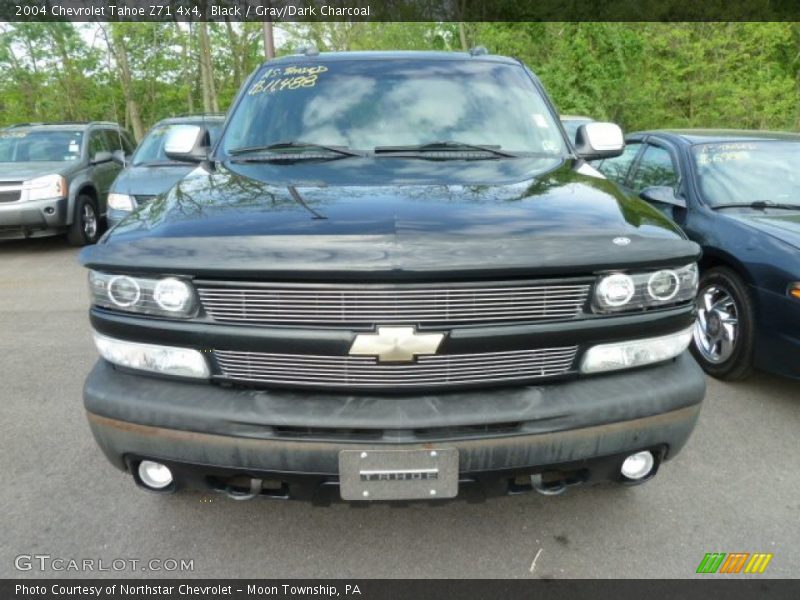 Black / Gray/Dark Charcoal 2004 Chevrolet Tahoe Z71 4x4