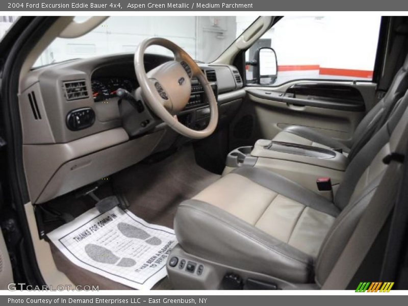 Aspen Green Metallic / Medium Parchment 2004 Ford Excursion Eddie Bauer 4x4