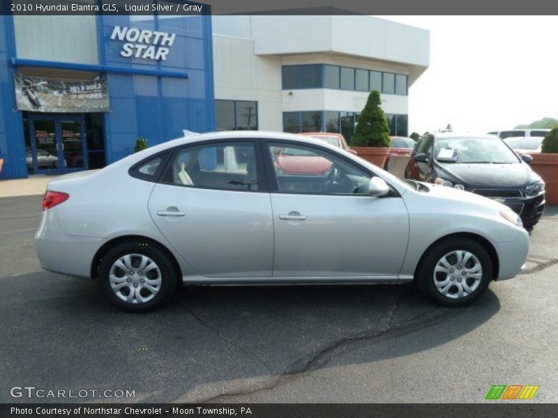 Liquid Silver / Gray 2010 Hyundai Elantra GLS