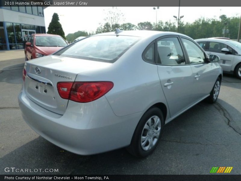 Liquid Silver / Gray 2010 Hyundai Elantra GLS