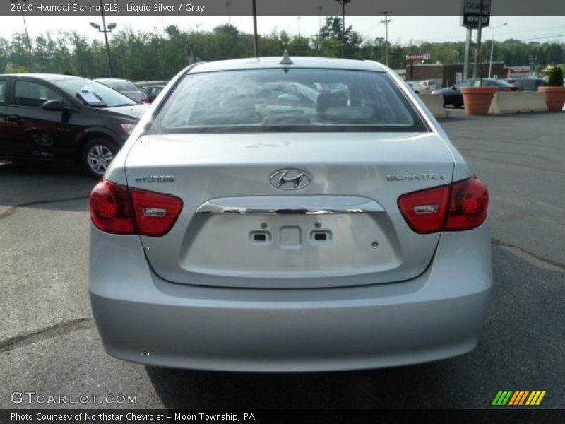 Liquid Silver / Gray 2010 Hyundai Elantra GLS
