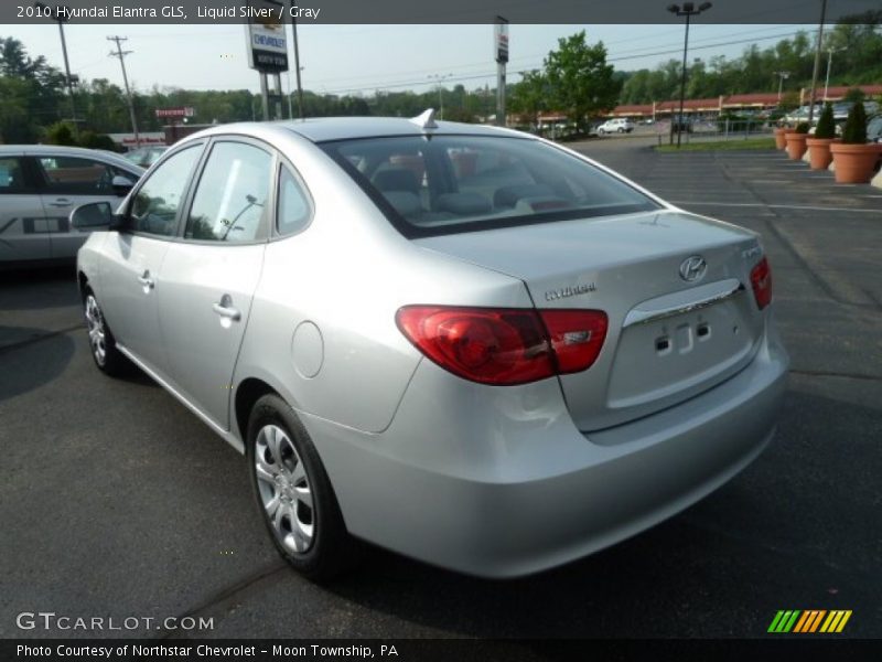 Liquid Silver / Gray 2010 Hyundai Elantra GLS