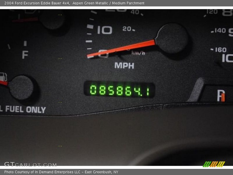 Aspen Green Metallic / Medium Parchment 2004 Ford Excursion Eddie Bauer 4x4