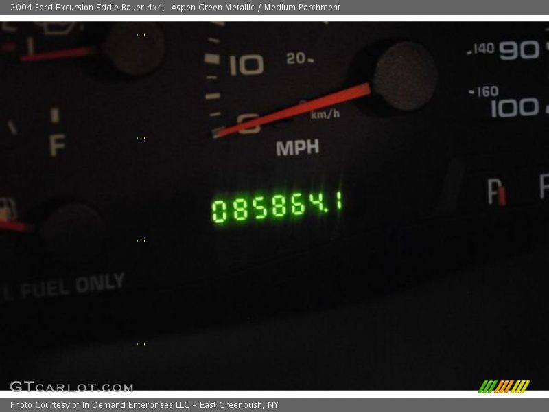 Aspen Green Metallic / Medium Parchment 2004 Ford Excursion Eddie Bauer 4x4