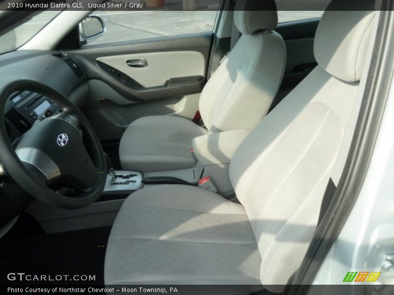 Liquid Silver / Gray 2010 Hyundai Elantra GLS