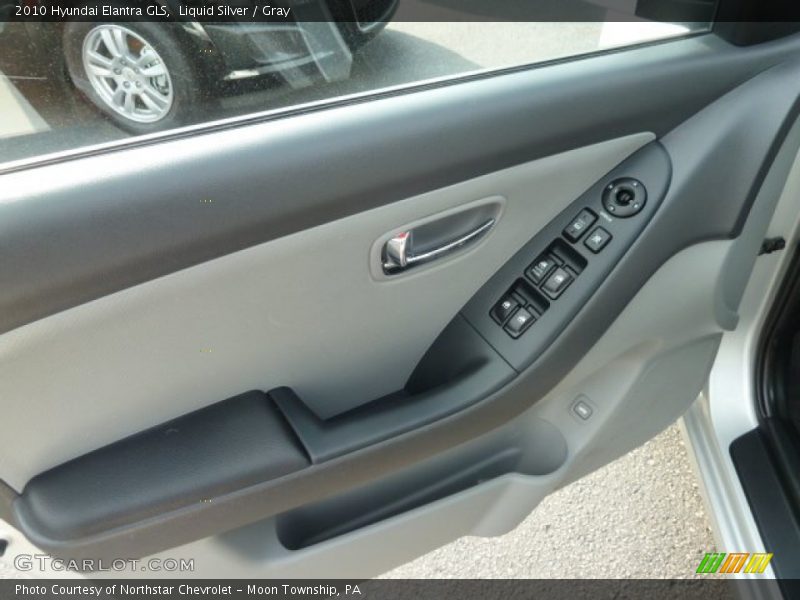Liquid Silver / Gray 2010 Hyundai Elantra GLS