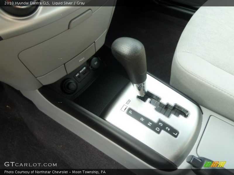 Liquid Silver / Gray 2010 Hyundai Elantra GLS