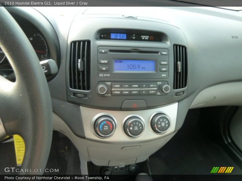 Liquid Silver / Gray 2010 Hyundai Elantra GLS