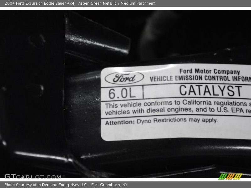 Aspen Green Metallic / Medium Parchment 2004 Ford Excursion Eddie Bauer 4x4