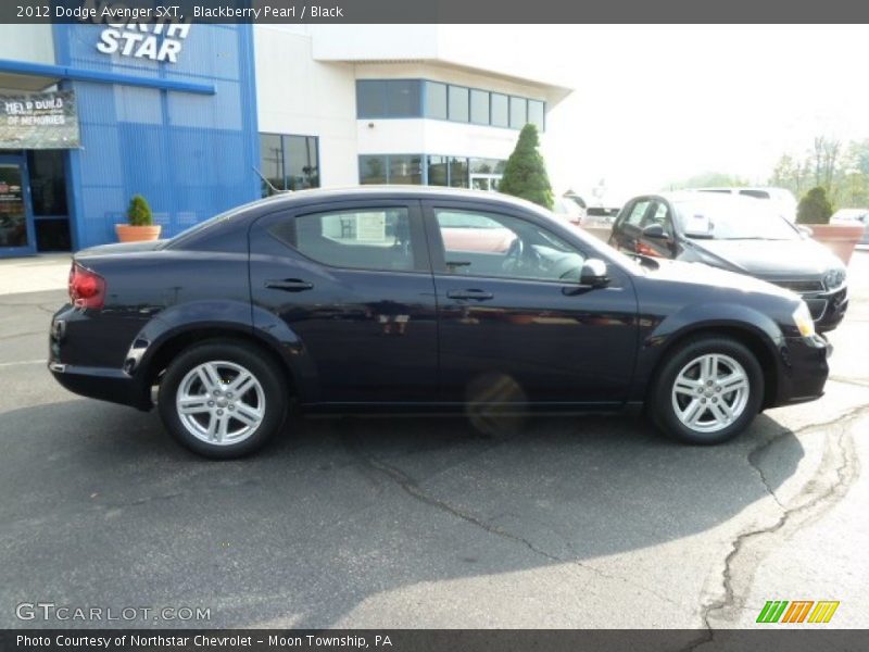 Blackberry Pearl / Black 2012 Dodge Avenger SXT