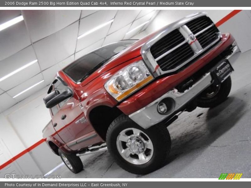 Inferno Red Crystal Pearl / Medium Slate Gray 2006 Dodge Ram 2500 Big Horn Edition Quad Cab 4x4