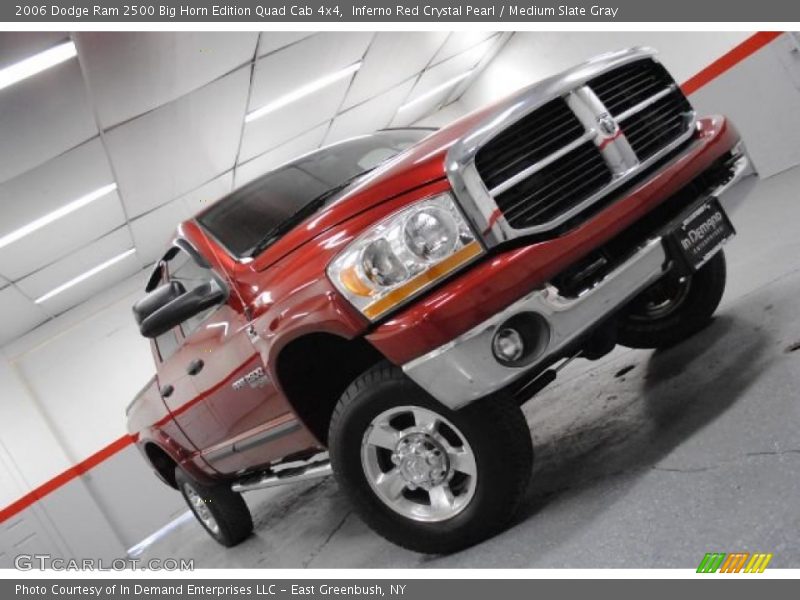 Inferno Red Crystal Pearl / Medium Slate Gray 2006 Dodge Ram 2500 Big Horn Edition Quad Cab 4x4