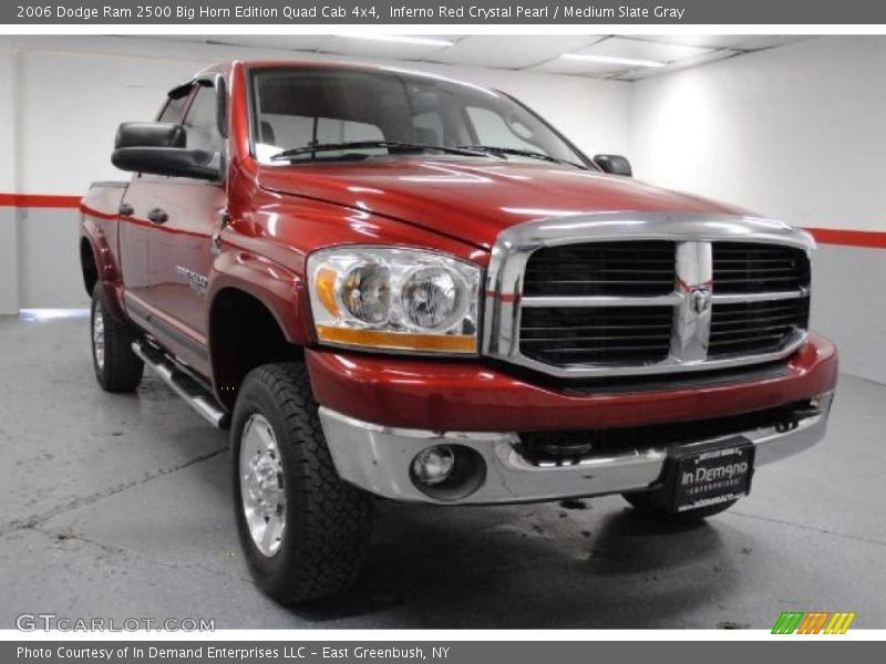 Inferno Red Crystal Pearl / Medium Slate Gray 2006 Dodge Ram 2500 Big Horn Edition Quad Cab 4x4