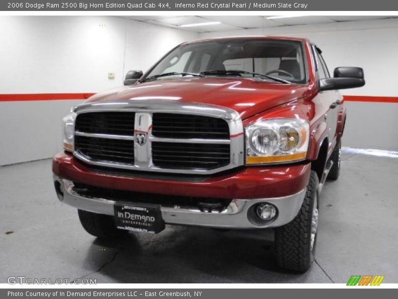 Inferno Red Crystal Pearl / Medium Slate Gray 2006 Dodge Ram 2500 Big Horn Edition Quad Cab 4x4