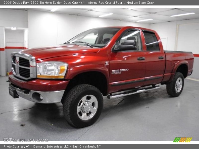 Inferno Red Crystal Pearl / Medium Slate Gray 2006 Dodge Ram 2500 Big Horn Edition Quad Cab 4x4