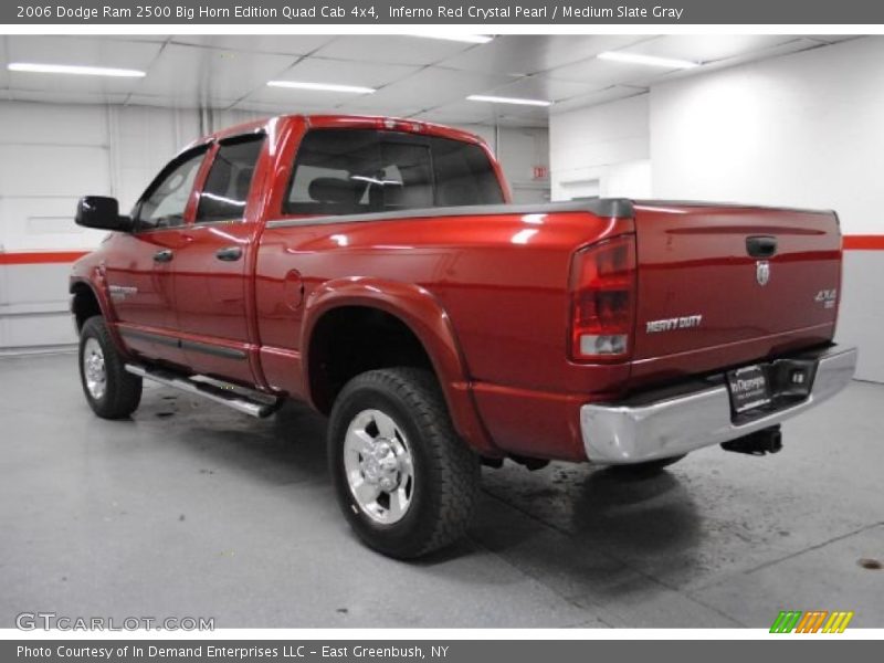 Inferno Red Crystal Pearl / Medium Slate Gray 2006 Dodge Ram 2500 Big Horn Edition Quad Cab 4x4