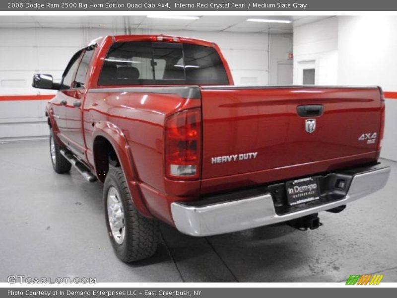 Inferno Red Crystal Pearl / Medium Slate Gray 2006 Dodge Ram 2500 Big Horn Edition Quad Cab 4x4