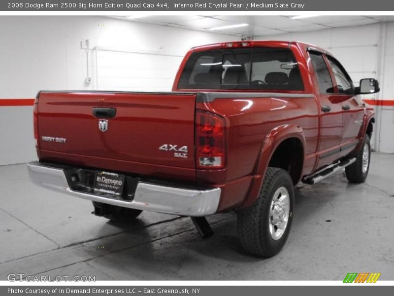 Inferno Red Crystal Pearl / Medium Slate Gray 2006 Dodge Ram 2500 Big Horn Edition Quad Cab 4x4