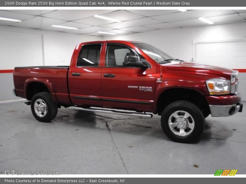 Inferno Red Crystal Pearl / Medium Slate Gray 2006 Dodge Ram 2500 Big Horn Edition Quad Cab 4x4