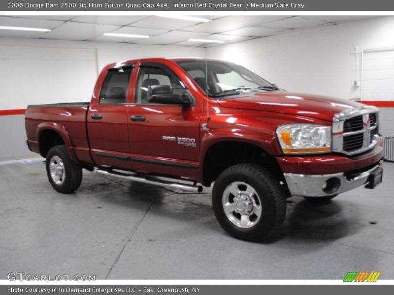 Inferno Red Crystal Pearl / Medium Slate Gray 2006 Dodge Ram 2500 Big Horn Edition Quad Cab 4x4