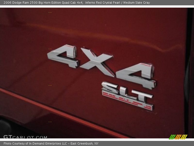 Inferno Red Crystal Pearl / Medium Slate Gray 2006 Dodge Ram 2500 Big Horn Edition Quad Cab 4x4
