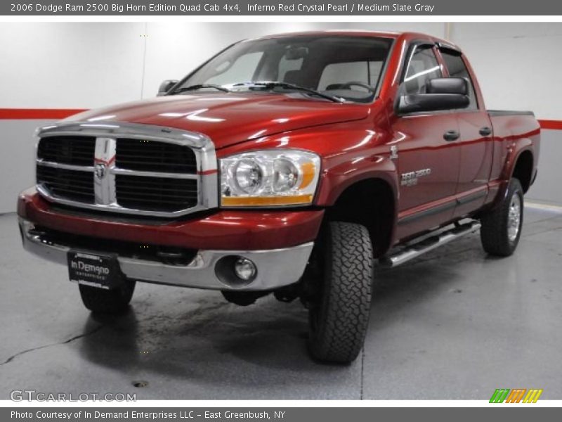 Inferno Red Crystal Pearl / Medium Slate Gray 2006 Dodge Ram 2500 Big Horn Edition Quad Cab 4x4