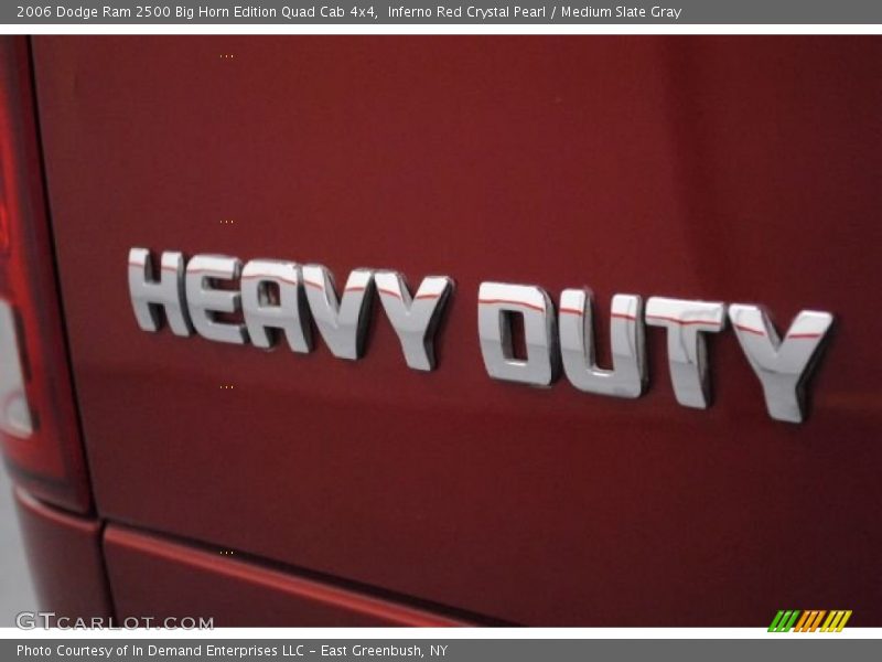 Inferno Red Crystal Pearl / Medium Slate Gray 2006 Dodge Ram 2500 Big Horn Edition Quad Cab 4x4