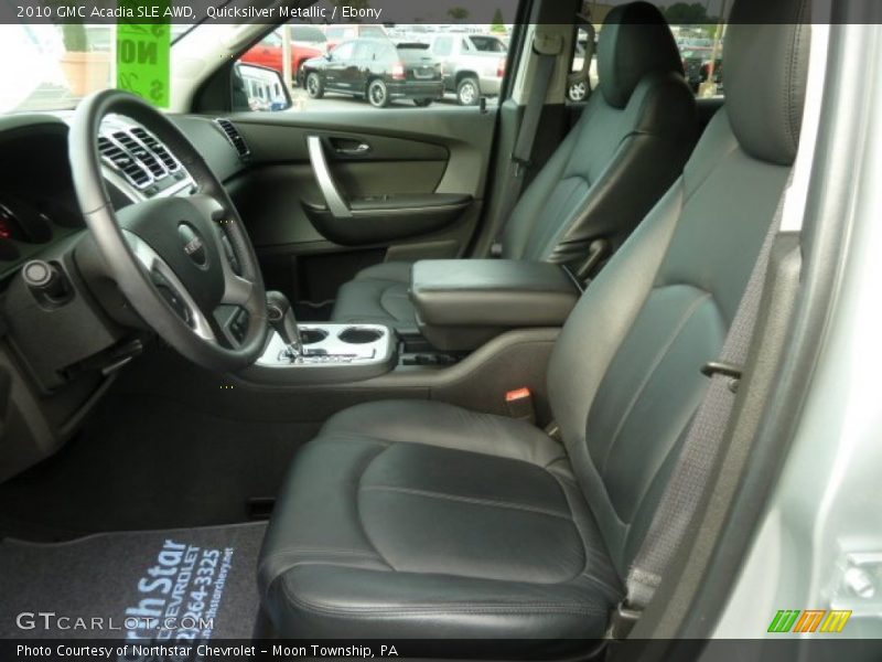 Quicksilver Metallic / Ebony 2010 GMC Acadia SLE AWD