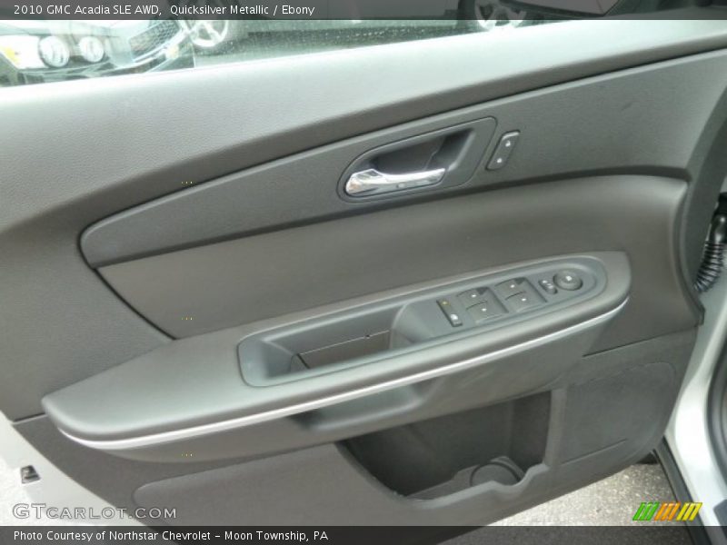 Quicksilver Metallic / Ebony 2010 GMC Acadia SLE AWD