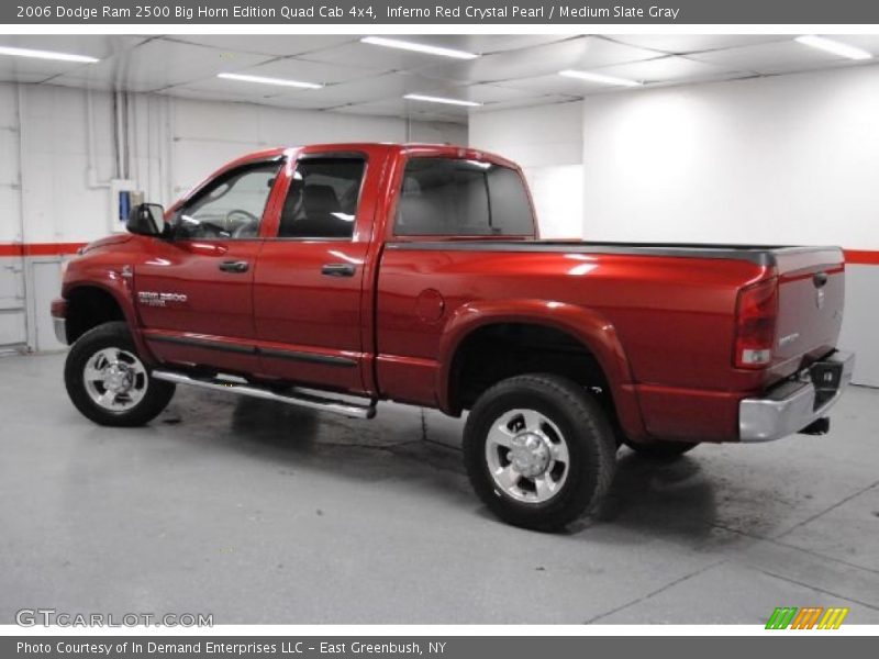 Inferno Red Crystal Pearl / Medium Slate Gray 2006 Dodge Ram 2500 Big Horn Edition Quad Cab 4x4