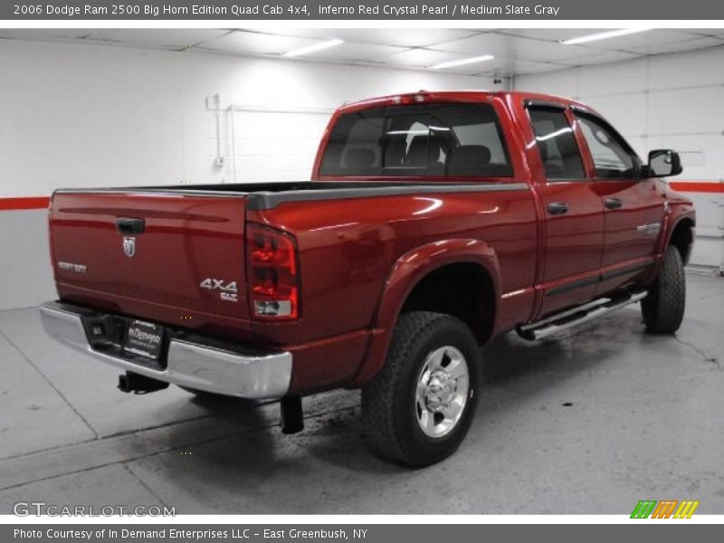 Inferno Red Crystal Pearl / Medium Slate Gray 2006 Dodge Ram 2500 Big Horn Edition Quad Cab 4x4